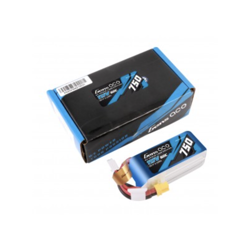 GENS ACE 750MAH 11.1V 60C 3S1P LIPO BATTERY PACK WITH XT30